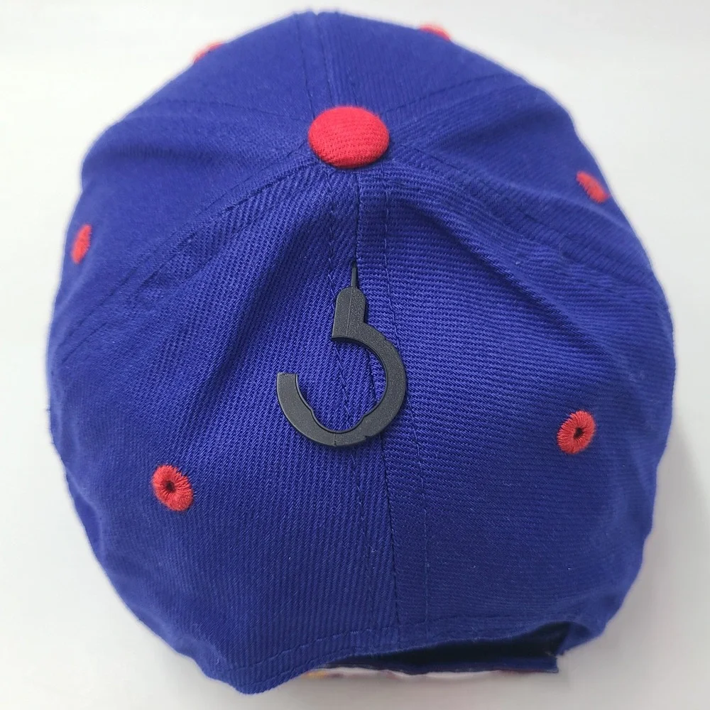 Kids Kansas Jayhawks Hat Adjustable Fan Favorite Blue Red NCAA University Boys